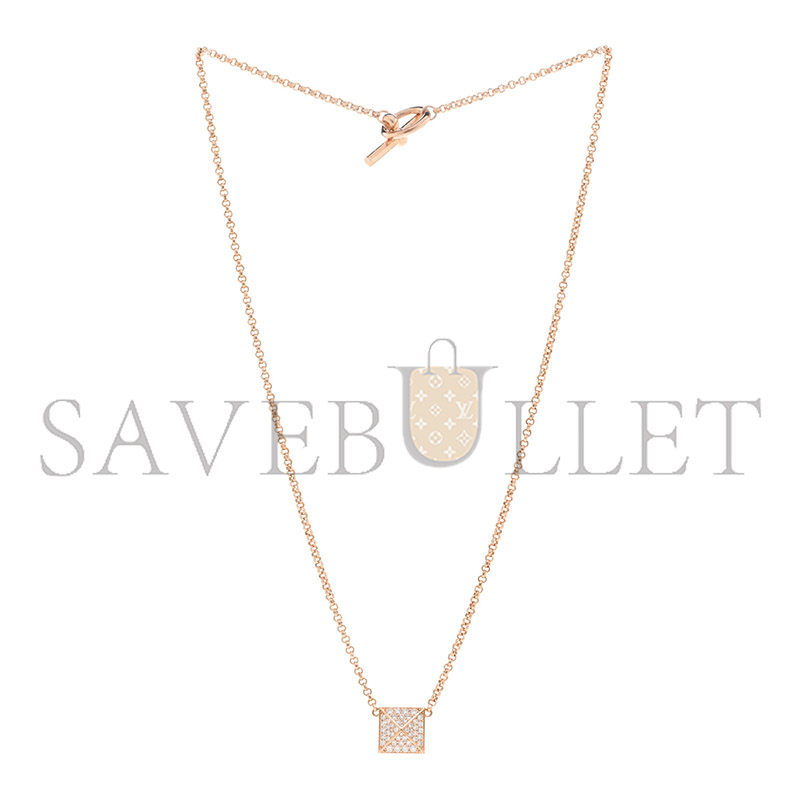 h**mes 18k rose gold Di*m*nd gm clou d